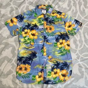 Denim & Flower button down shirt